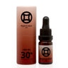 ACEITE DE CBD DEL 30% ORGANIC CLUB sobre fondo blanco