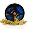 Envase de hachís de cbd 10-OH sobre fondo blanco.  Aroma intenso y natural