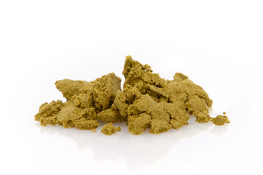 Hachís polen de 10-OH sobre fondo blanco