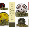 pack de 4 variedades de cogollos pequeños de flores de CBD