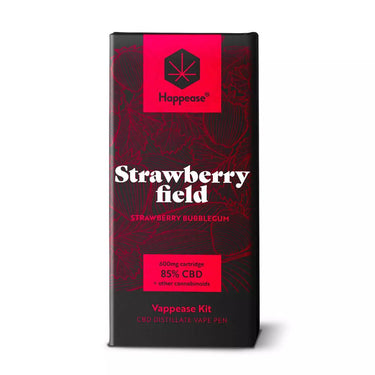 kit vapeo strawberry field en fondo blanco