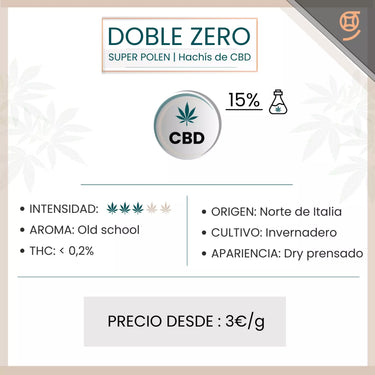DOBLE ZERO - Super Polen CBD