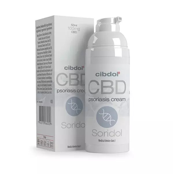 Crema Psoriasis - Cibdol Soridol - 100mg CBD (50ml)