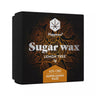 sugar wax sobre fondo blanco
