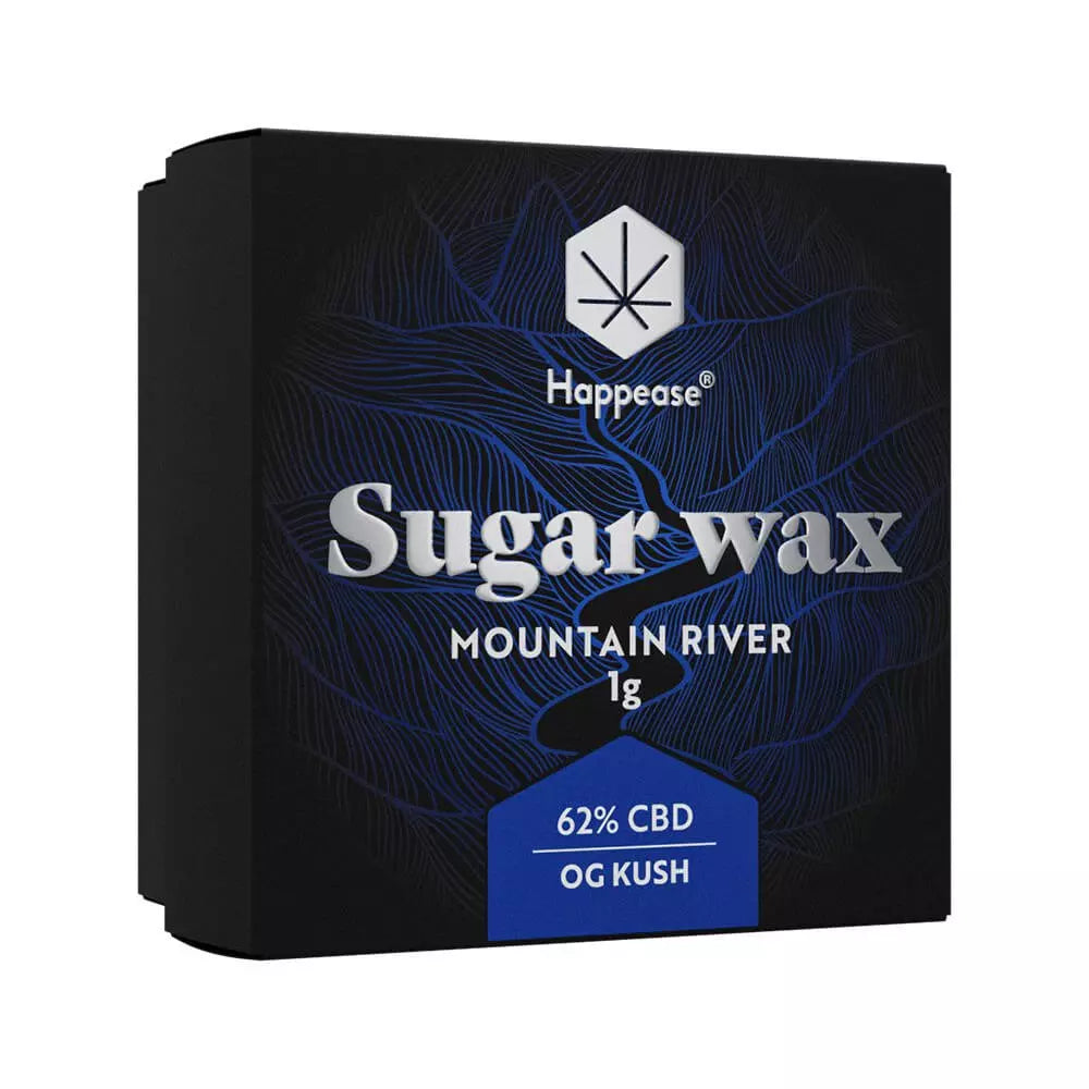 SUGAR WAX 62% CBD - MOUNTAIN RIVER (1g)
